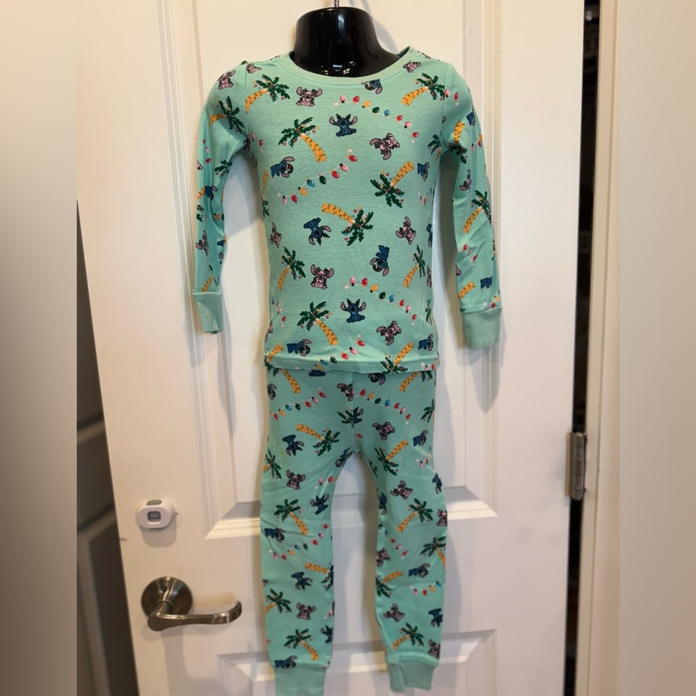 Old Navy Stitch Christmas Pajama Set